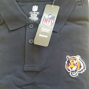 Official NFL Cincinnati Bengals polo shirt by Reeb